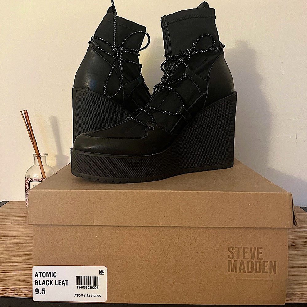 Steve Madden Atomic Ankle Boot Wedge